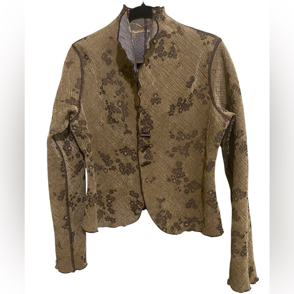 Floral Patterned Women's Blazer